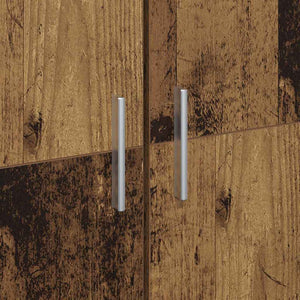 Highboard 60 x 35 x 180 εκατοστά Επεξεργασμένο Ξύλο Παλιό Ξύλο - Pakobazaar
