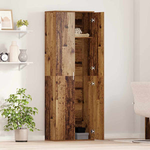 Highboard 60 x 35 x 180 εκατοστά Επεξεργασμένο Ξύλο Παλιό Ξύλο - Pakobazaar
