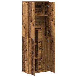 Highboard 60 x 35 x 180 εκατοστά Επεξεργασμένο Ξύλο Παλιό Ξύλο - Pakobazaar