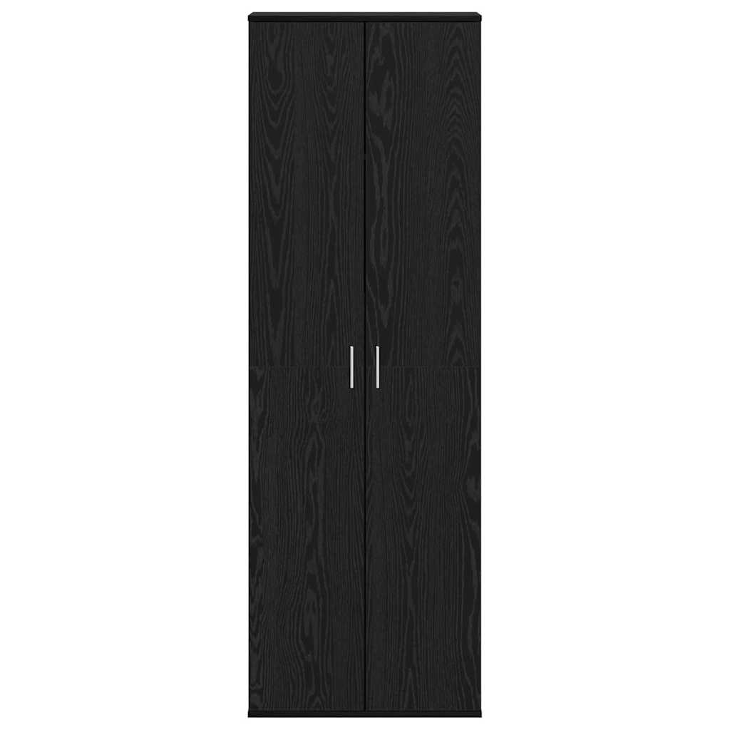Highboard Μαύρη δρυς 60 x 35 x 180 εκατοστά Επεξεργασμένο ξύλο - Pakobazaar
