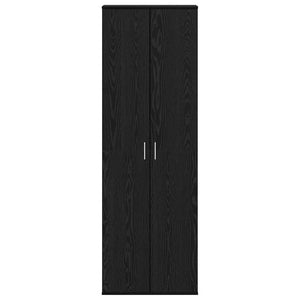 Highboard Μαύρη δρυς 60 x 35 x 180 εκατοστά Επεξεργασμένο ξύλο - Pakobazaar