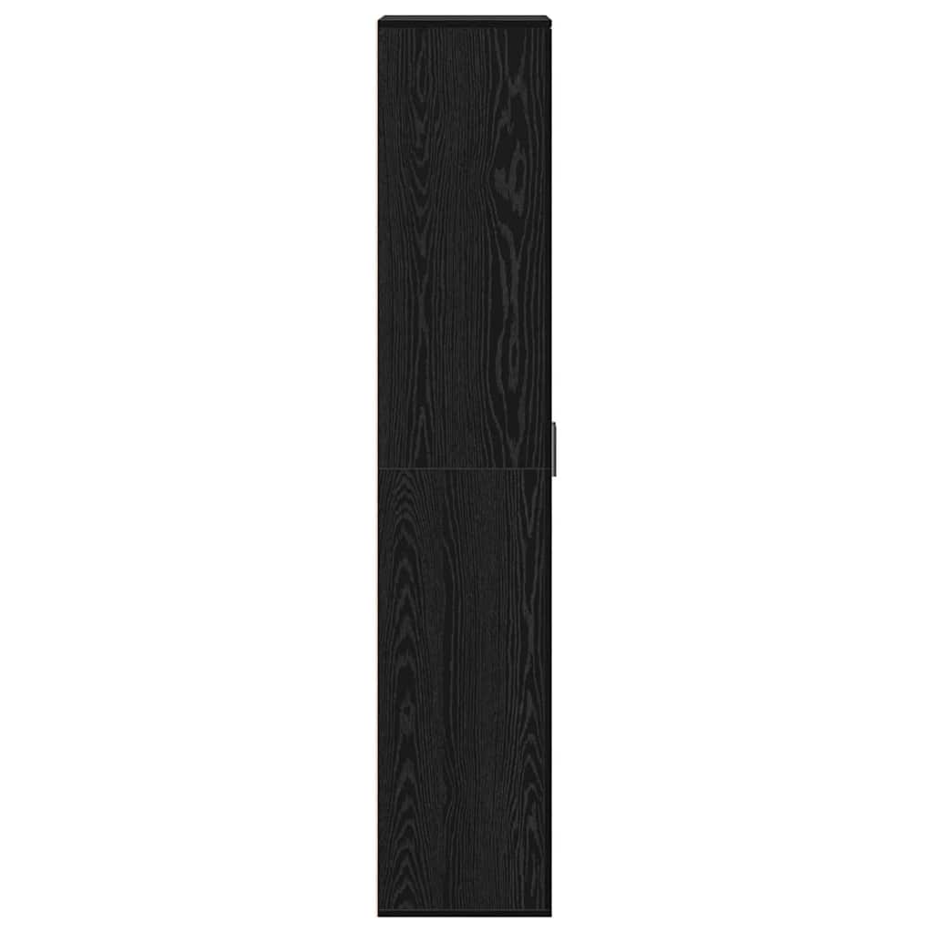Highboard Μαύρη δρυς 60 x 35 x 180 εκατοστά Επεξεργασμένο ξύλο - Pakobazaar