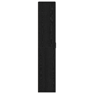 Highboard Μαύρη δρυς 60 x 35 x 180 εκατοστά Επεξεργασμένο ξύλο - Pakobazaar