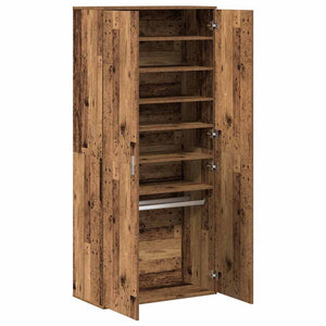 Highboard 80 x 39 x 178 εκ Επεξεργασμένο Ξύλο Παλαιωμένο ξύλο