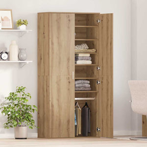 Highboard 80 x 39 x 178 εκ Επεξεργασμένο Ξύλο Artisan Δρυς