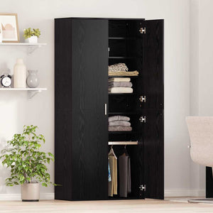 Highboard 80 x 39 x 178 εκ Επεξεργασμένο Ξύλο Μαύρη Δρυς