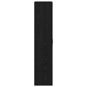 Highboard 80 x 39 x 178 εκ Επεξεργασμένο Ξύλο Μαύρη Δρυς