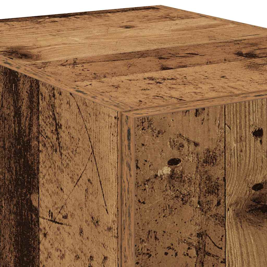 Highboard 2 pcs Παλιό ξύλο 30 x 42,5 x 185 εκ - Pakobazaar