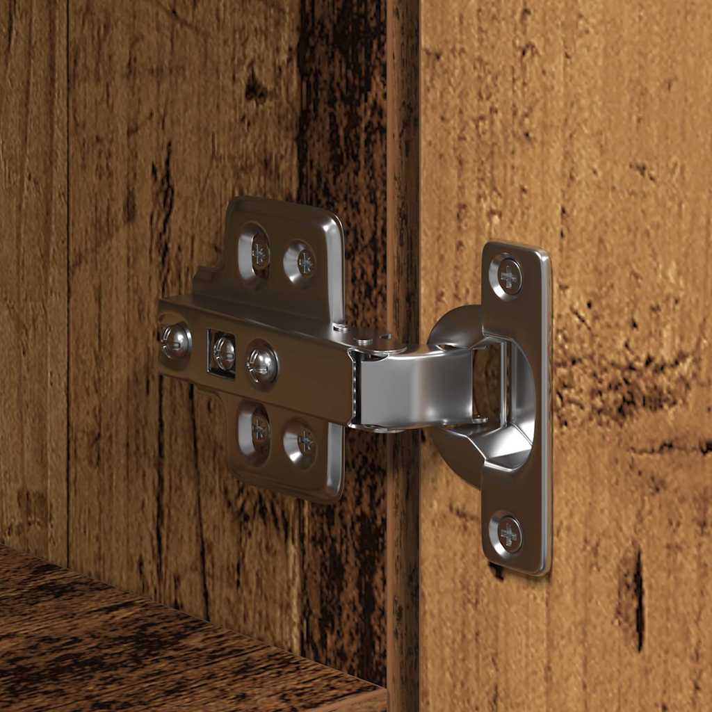 Highboard 2 pcs Παλιό ξύλο 30 x 42,5 x 185 εκ - Pakobazaar