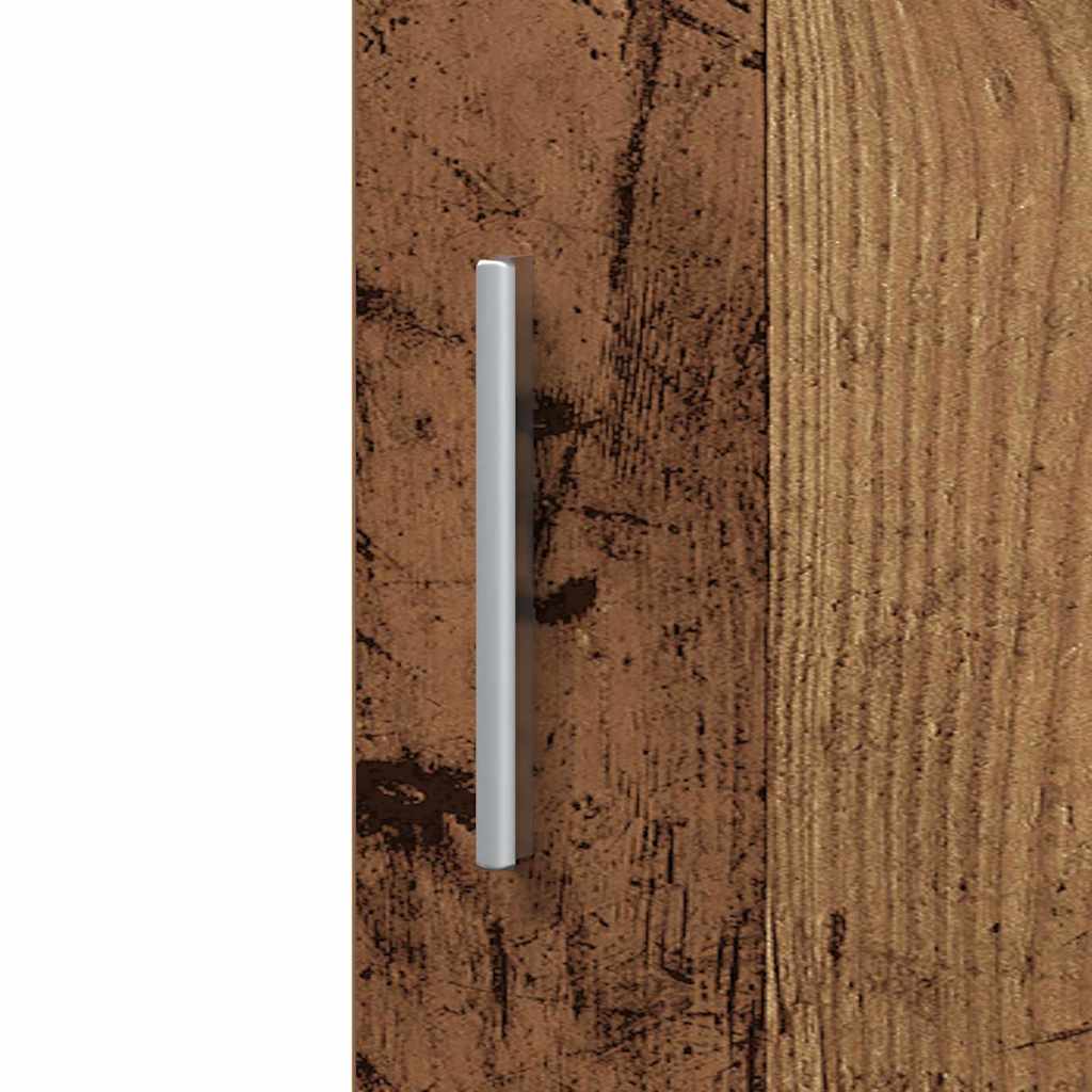 Highboard 2 pcs Παλιό ξύλο 30 x 42,5 x 185 εκ - Pakobazaar