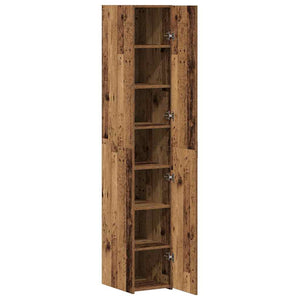 Highboard 2 pcs Παλιό ξύλο 30 x 42,5 x 185 εκ - Pakobazaar
