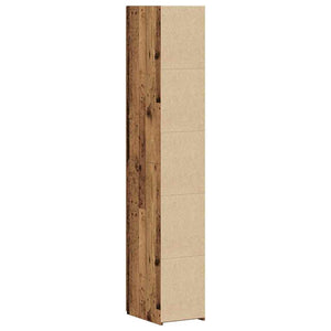 Highboard 2 pcs Παλιό ξύλο 30 x 42,5 x 185 εκ - Pakobazaar