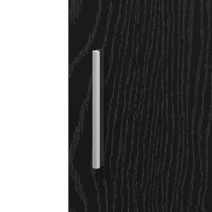 Highboard 2 pcs Μαύρη Οξυά 30 x 42,5 x 185 εκ - Pakobazaar