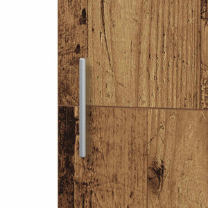 Highboard 2 pcs Παλιό ξύλο 45 x 42,5 x 185 εκ. - Pakobazaar