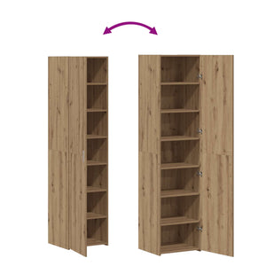 Highboard 2 pcs Artisan Oak 45 x 42,5 x 185 εκ. - Pakobazaar