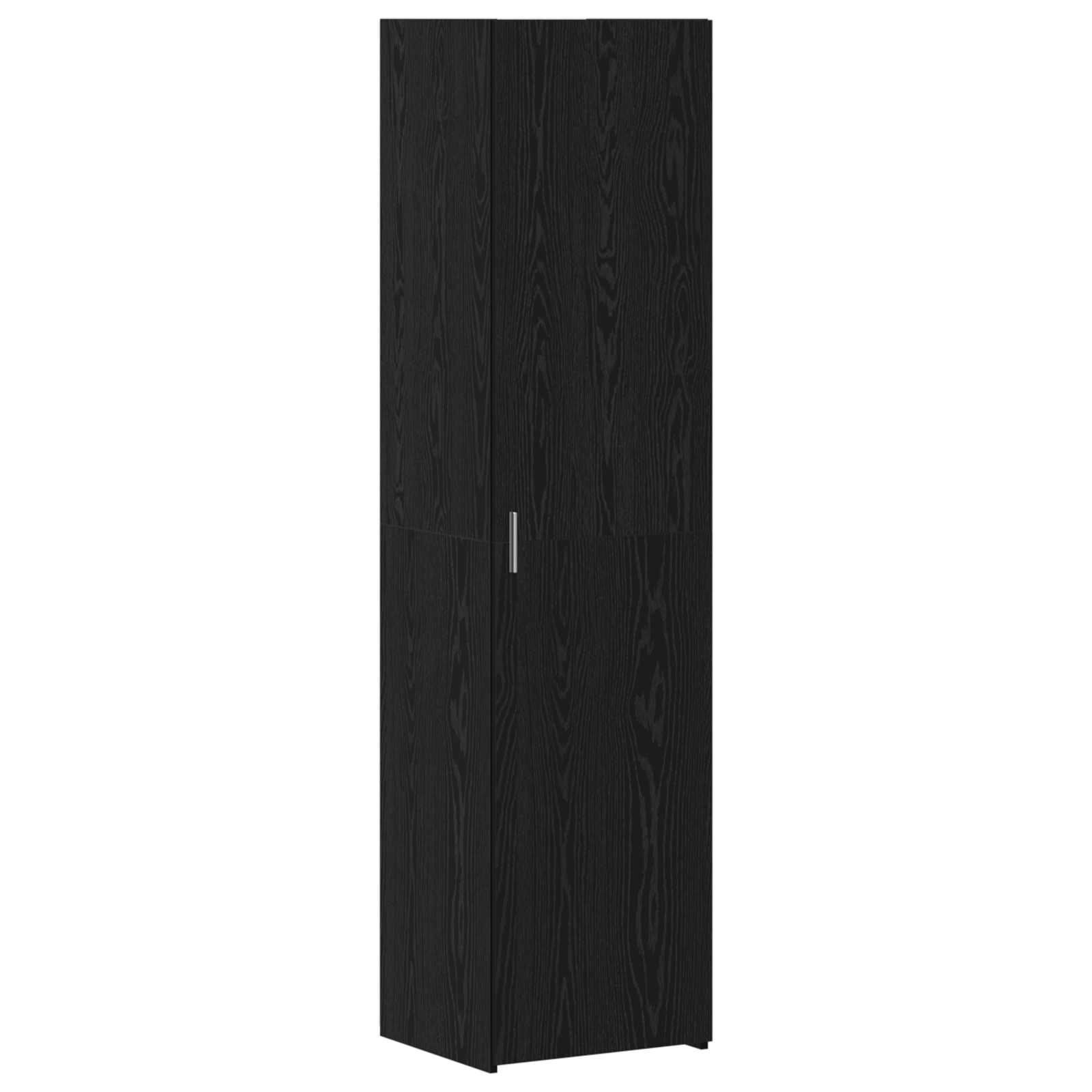 Highboard 2 pcs Μαύρη Οξυά 45 x 42,5 x 185 εκ. - Pakobazaar