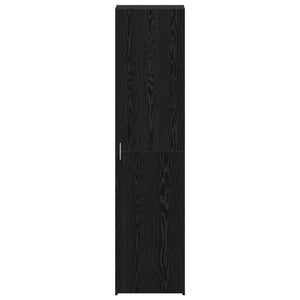 Highboard 2 pcs Μαύρη Οξυά 45 x 42,5 x 185 εκ. - Pakobazaar