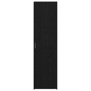 Highboard 2 pcs Μαύρη Οξυά 50 x 42,5 x 185 εκ. - Pakobazaar