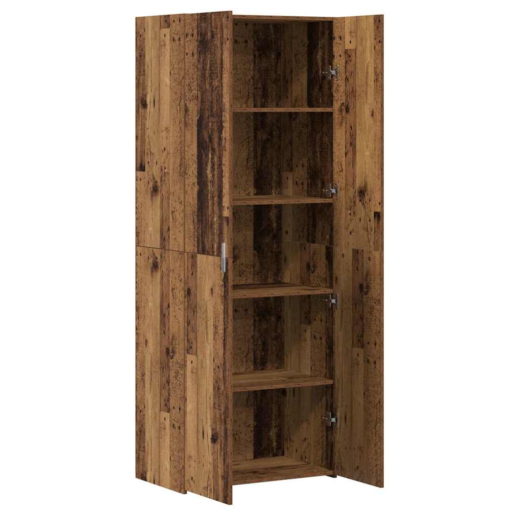 Highboard 2 pcs Παλιό ξύλο 70 x 42,5 x 185 εκ - Pakobazaar