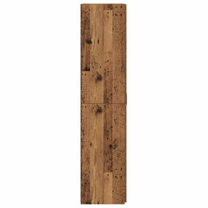 Highboard 2 pcs Παλιό ξύλο 70 x 42,5 x 185 εκ - Pakobazaar