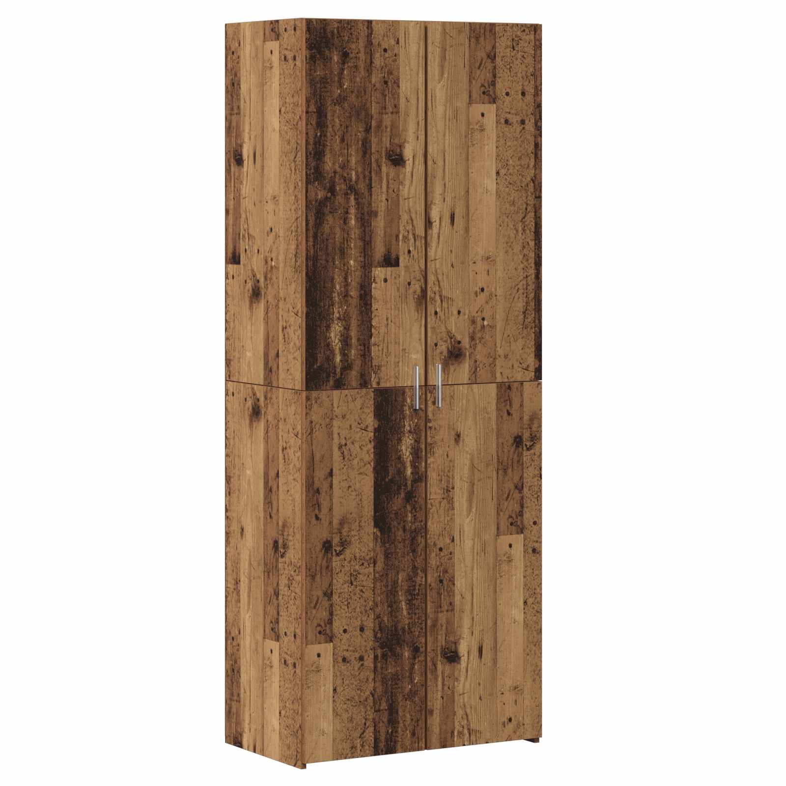 Highboard 2 pcs Παλιό ξύλο 70 x 42,5 x 185 εκ