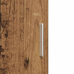 Highboard 2 pcs Παλιό ξύλο 80 x 42 x 185 εκ - Pakobazaar