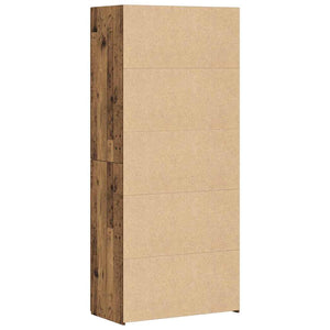 Highboard 2 pcs Παλιό ξύλο 80 x 42 x 185 εκ - Pakobazaar