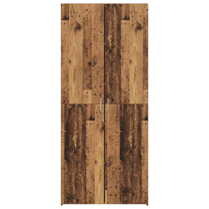 Highboard 2 pcs Παλιό ξύλο 80 x 42 x 185 εκ - Pakobazaar