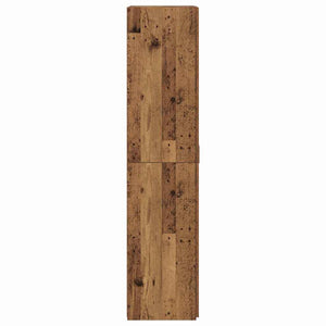 Highboard 2 pcs Παλιό ξύλο 80 x 42 x 185 εκ - Pakobazaar