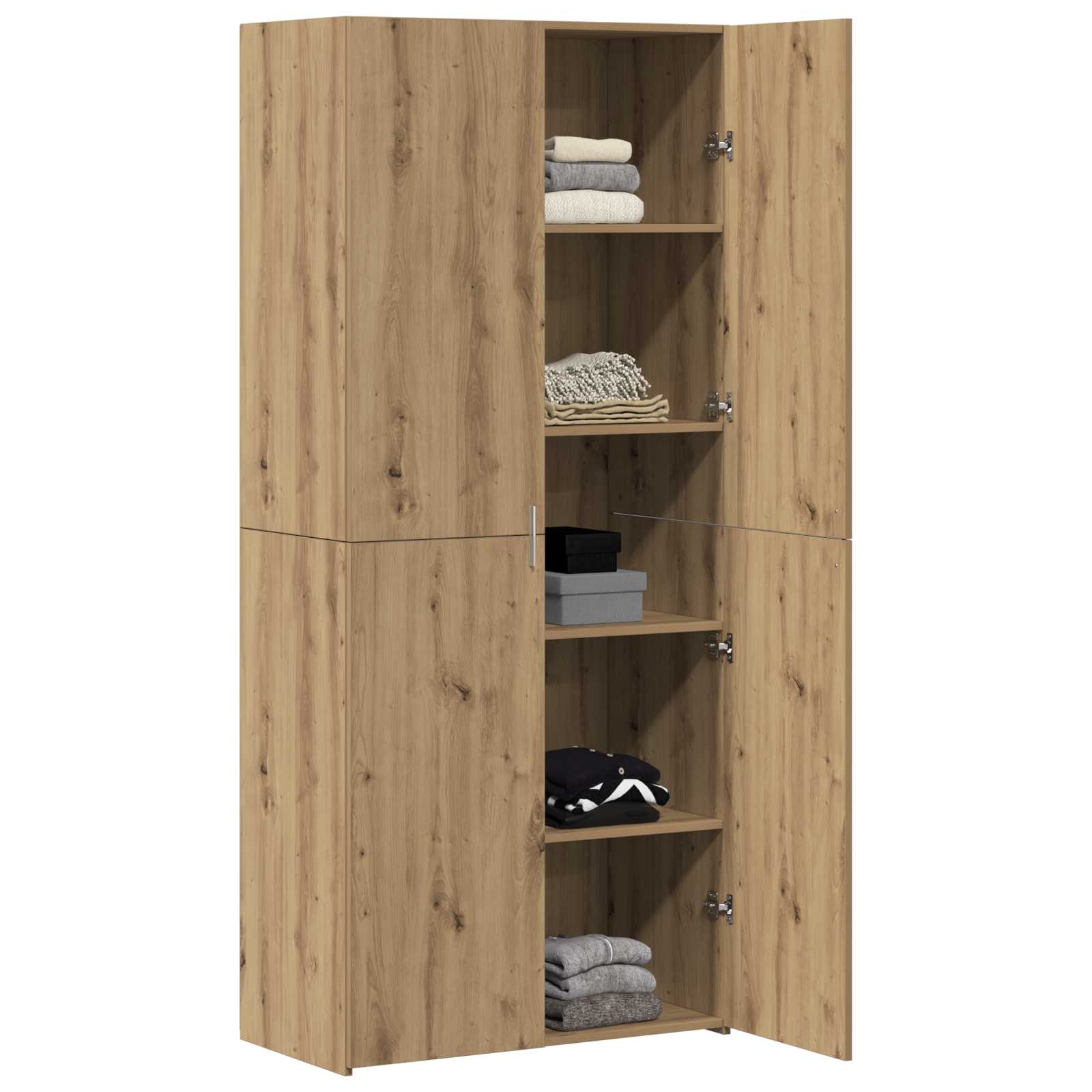 Highboard 2 pcs Artisan Oak 80 x 42 x 185 εκ - Pakobazaar