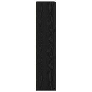 Highboard Μαύρη Οξυά 80 x 42 x 185 εκ