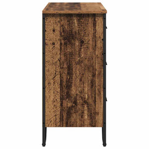 Κουτί με συρτάρια 6-Συρτάρι Παλιό ξύλο 91 x 35,5 x 74,5 εκ.