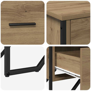 Κουτί με συρτάρια 2 pcs Artisan Oak 91 x 35,5 x 74,5 εκ. - Pakobazaar