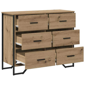 Κουτί με συρτάρια 2 pcs Artisan Oak 91 x 35,5 x 74,5 εκ. - Pakobazaar