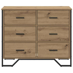 Κουτί με συρτάρια 2 pcs Artisan Oak 91 x 35,5 x 74,5 εκ. - Pakobazaar