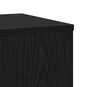 Βάση φυτών 2 pcs Μαύρη Οξυά 33 x 33 x 100 cm Επεξεργασμένο ξύλο - Pakobazaar