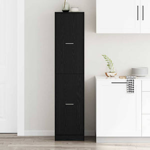 Φαρμακοποιϊκή Ντουλάπα Μαύρη δρυς 40 x 41 x 174.5 εκ.