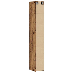 Ντουλάπι αποθήκευσης 3 pcs Παλιό ξύλο 30 x 42,5 x 225 εκ - Pakobazaar
