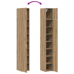Ντουλάπα Αποθήκευσης με Ράφια Artisan Δρυς 30 x 42,5 x 225 εκ