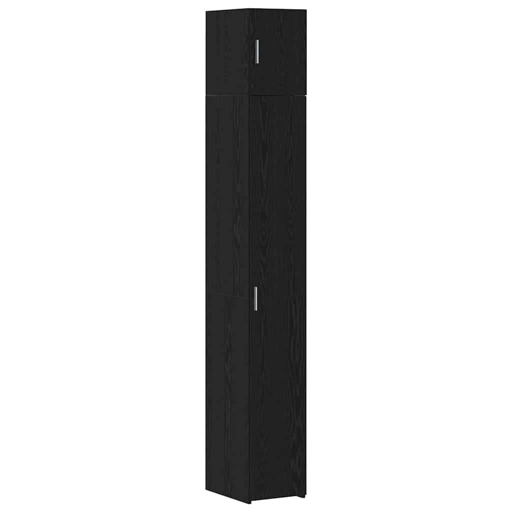 Ντουλάπι αποθήκευσης 3 pcs Μαύρη Οξυά 30 x 42,5 x 225 εκ - Pakobazaar