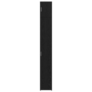 Ντουλάπι αποθήκευσης 3 pcs Μαύρη Οξυά 30 x 42,5 x 225 εκ - Pakobazaar