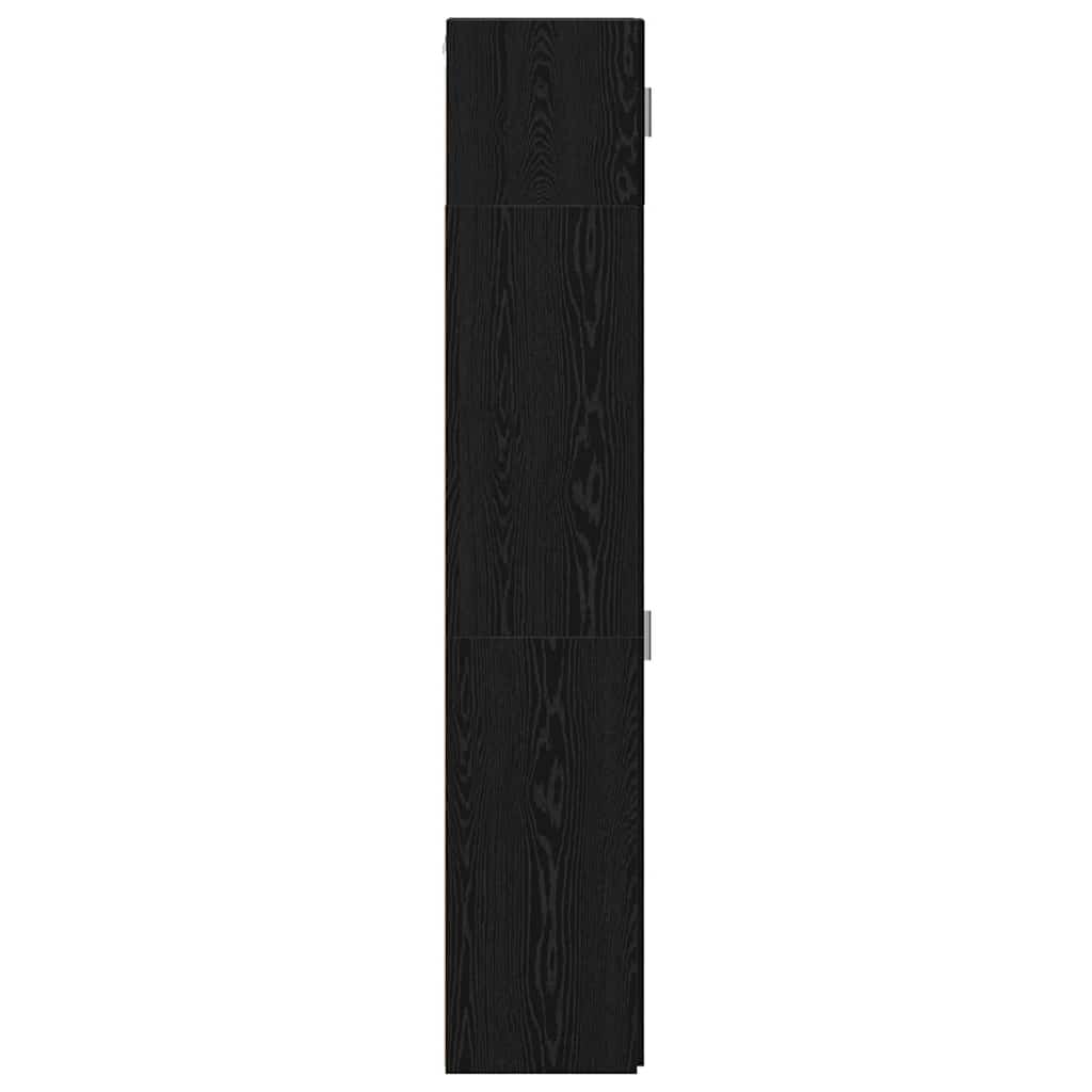 Ντουλάπι αποθήκευσης 3 pcs Μαύρη Οξυά 30 x 42,5 x 225 εκ - Pakobazaar