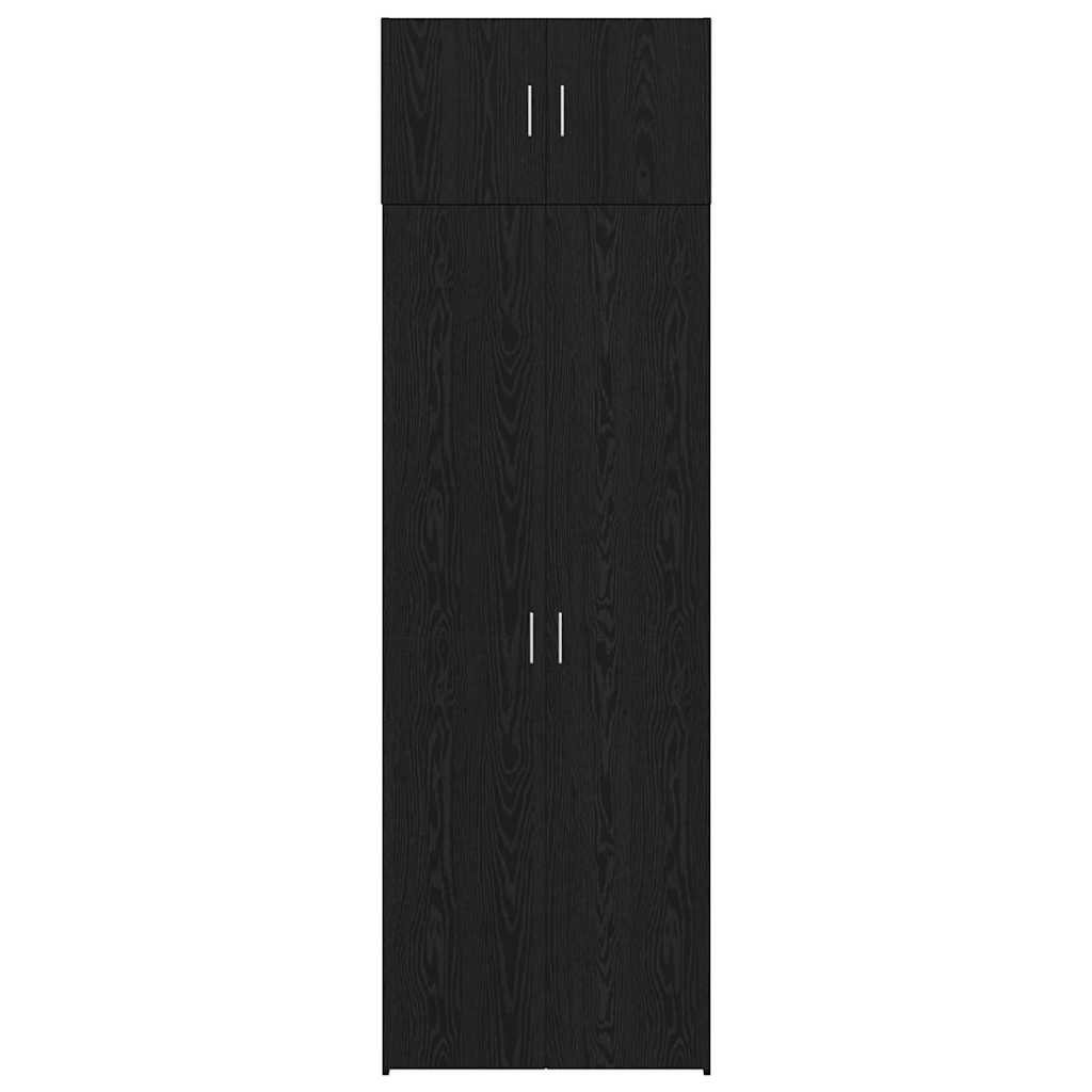 Ντουλάπι αποθήκευσης 3 pcs Μαύρη Οξυά - Pakobazaar