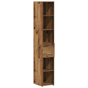 Ντουλάπι αποθήκευσης 2 pcs Παλιό ξύλο 30 x 42,5 x 225 εκ - Pakobazaar
