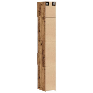 Ντουλάπι αποθήκευσης 2 pcs Παλιό ξύλο 30 x 42,5 x 225 εκ - Pakobazaar