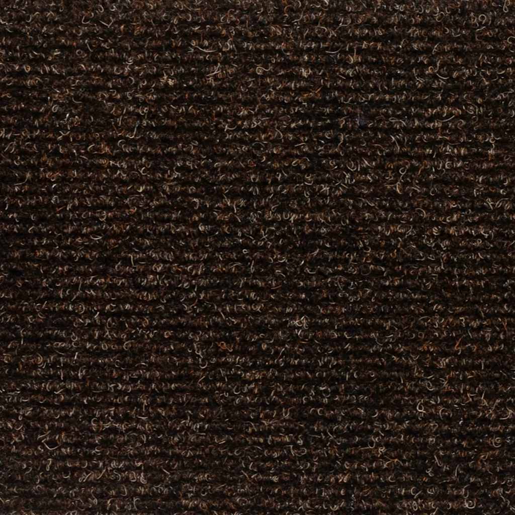 Πατάκια Σκαλιών Αυτοκόλλητα 20 τεμ. Καφέ Ημίκυκλα 56x17x3 εκ.