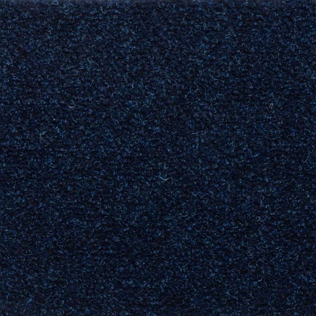Πατάκια Σκαλιών Αυτοκόλλητα 30 τεμ. 65x21x4 εκ. Μπλε Ναυτικό με Ορθογώνια Άκρη