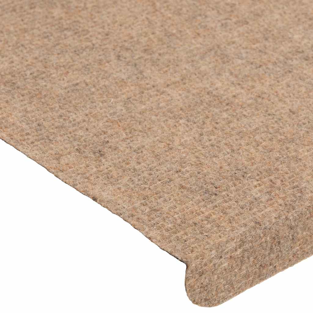 Πατάκια Σκάλας Αυτοκόλλητα 30 τεμ. Μπεζ 65x24,5x3,5 εκ. - Pakobazaar