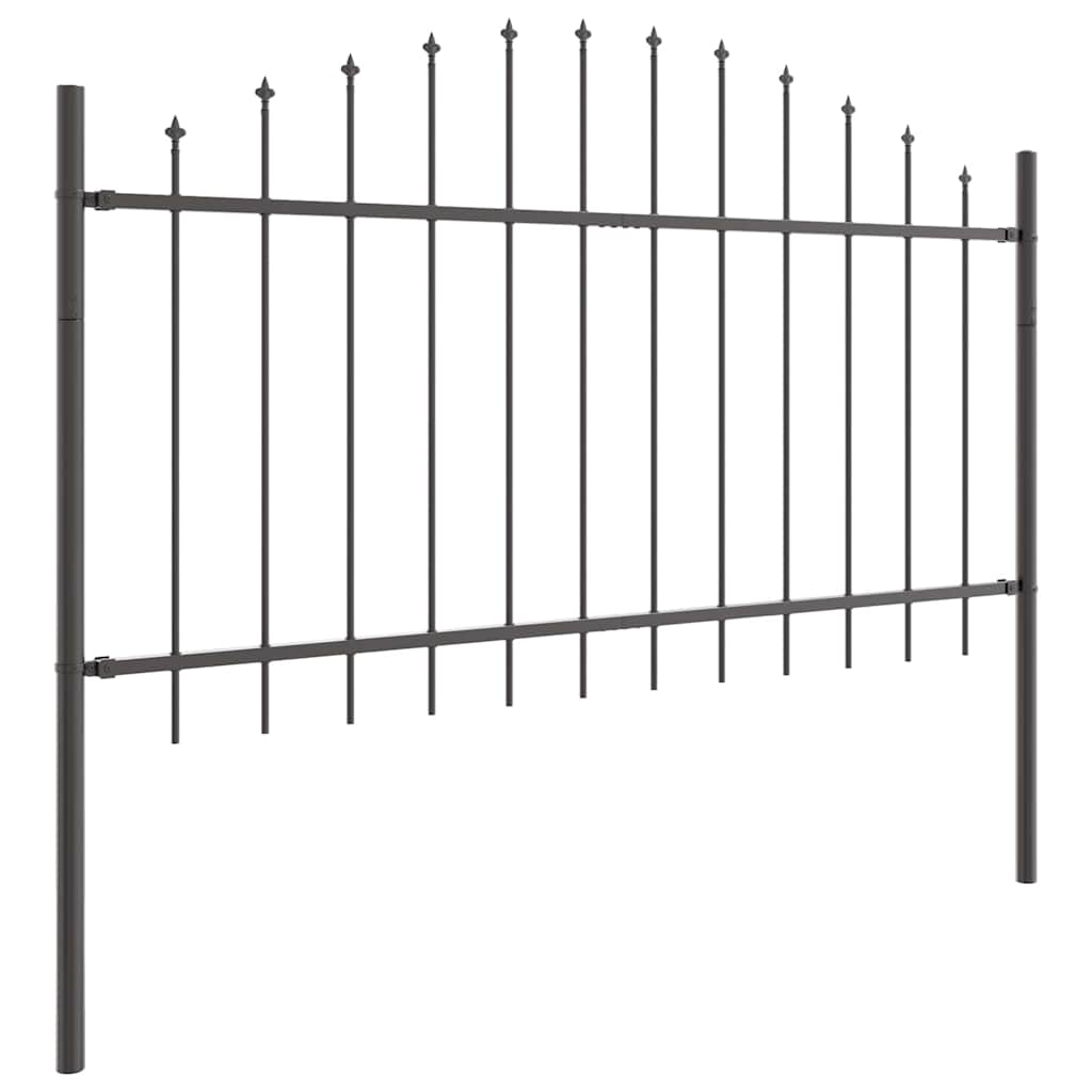 Φράχτης Κήπου 4 pcs Γκρι 170 x 140 εκ