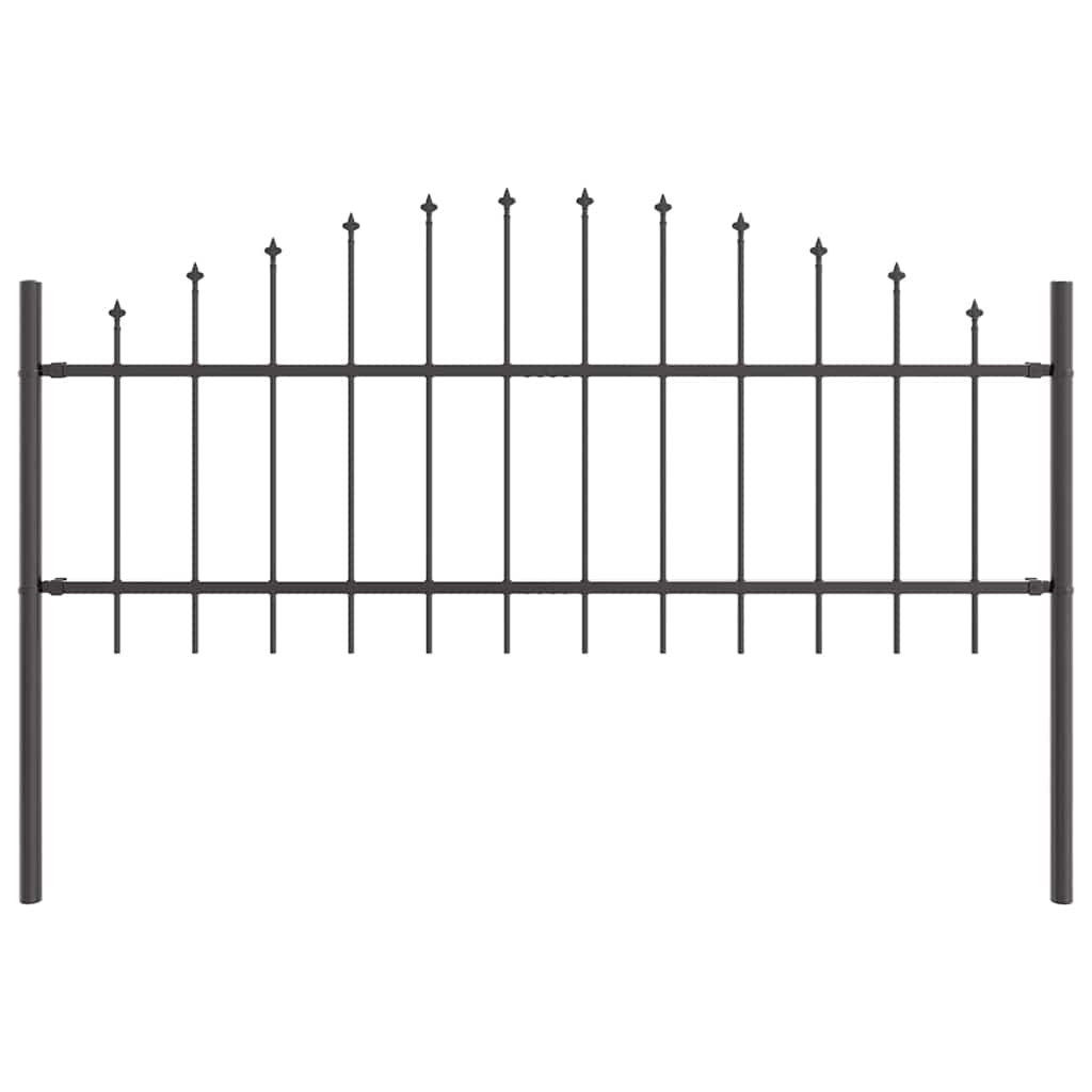 Φράχτης Κήπου 6 pcs Γκρι 170 x 140 εκ